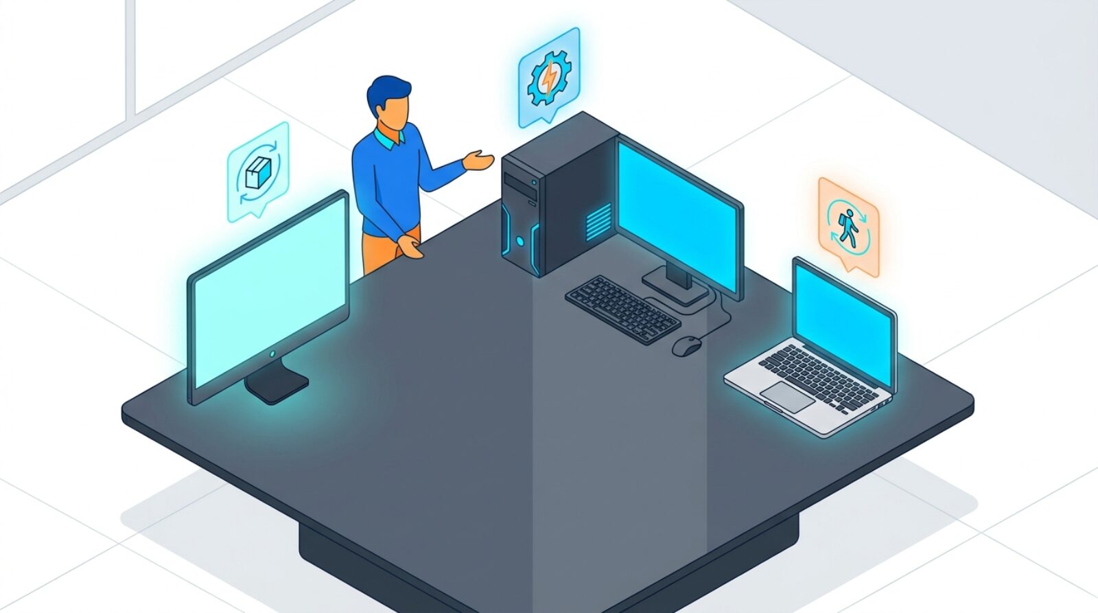 راهنمای خرید All-in-One | مقایسه کامپیوتر AIO با کیس و لپ‌تاپ